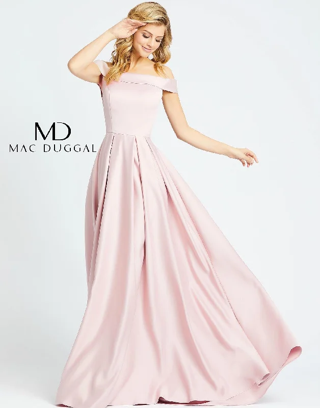 Spring Offer Mac Duggal 25669 Prom Long Formal Off Shoulder Gown