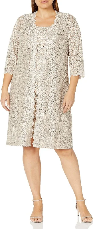 Trendy Women'S Wear Collection Alex Evenings AE4121655 Short Mother of the Bride Dress