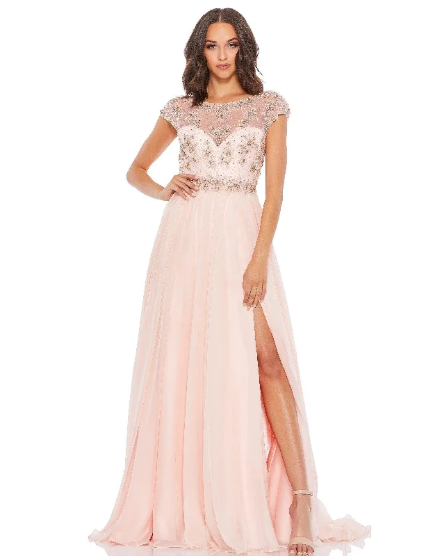 Don't Miss Out Mac Duggal 67798 Prom Long Chiffon Beaded Dress