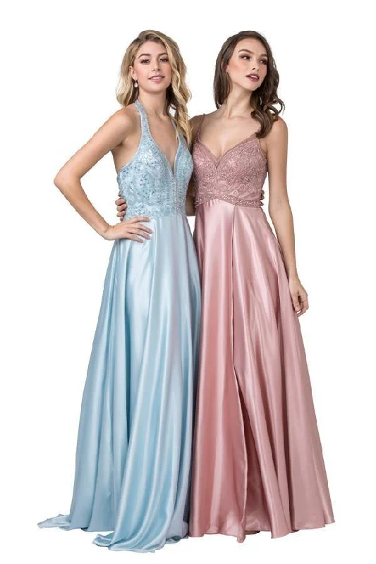 Fall Sale, Prices Drop Prom Long Formal Halter Embellished Evening Dress