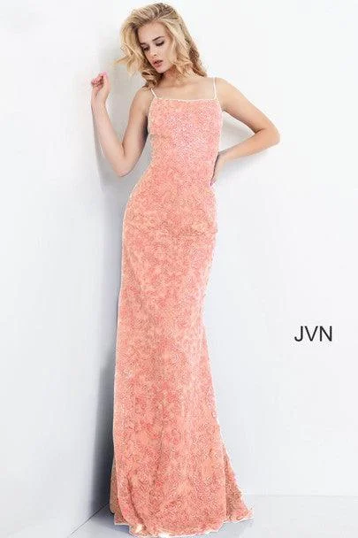 Casual Chic Jovani 04579 Long Spaghetti Strap Prom Dress