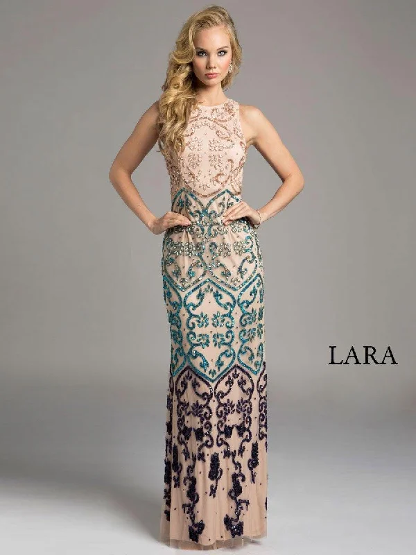 Shop The Hottest Deals Lara Dresses Long Sleeveless Prom Dress 42632