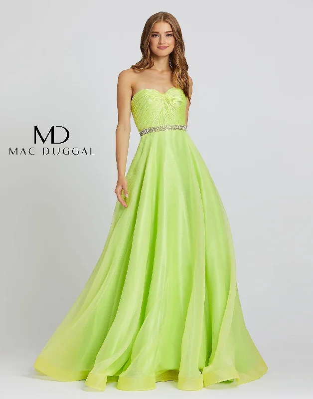 The Good Stuff Mac Duggal 67105 Long Strapless Prom Ballgown