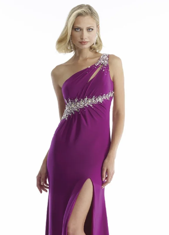 Big Discounts Morrell Maxie 13748 Asymmetrical Purple Gown