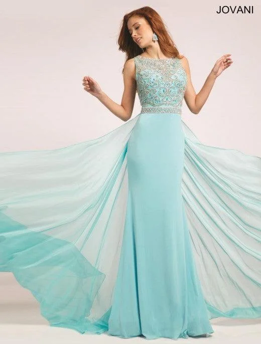 Shop Sale Items Jovani 21029 Long Formal Sleeveless Prom Dress