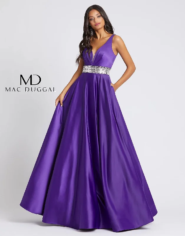 Holiday Attire Sale Mac Duggal 48879 Long Prom Sleeveless Ballgown