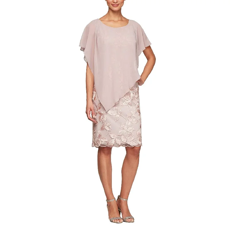 Style Redefined Alex Evenings AE8117909 Short Mother of the Bride Dress