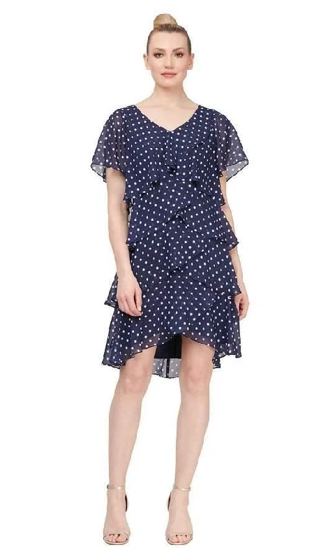 Timeless Elegance Redefined SL Fashions 9171352 Polka Dot Short Dress