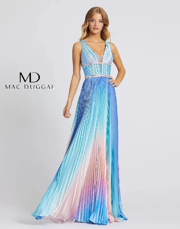 Flash Sale, Don'T Miss Mac Duggal 30705 Long Formal Pleated Prom Dress