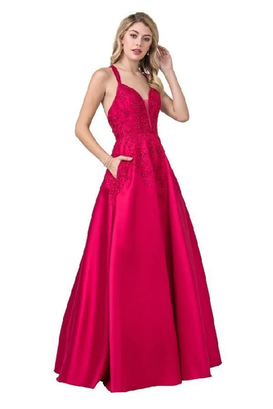 Embrace New Fashion Long Prom Formal Spaghetti Straps Ball Gown