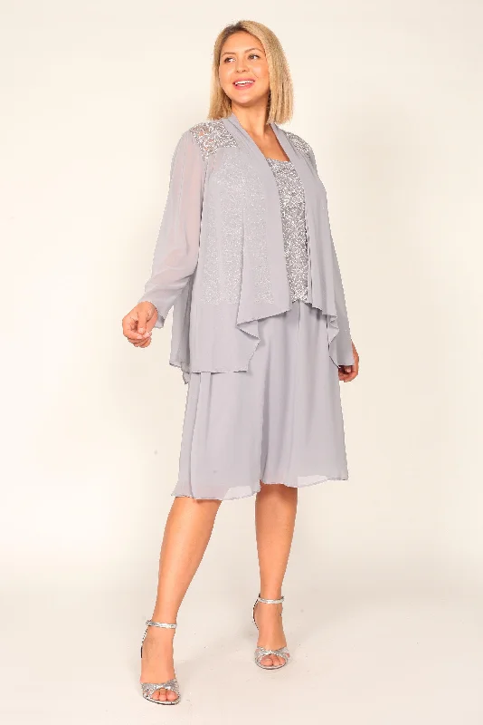 Exclusive Sale R&M Richards 3885W Short Plus Size Jacket Dress Sale