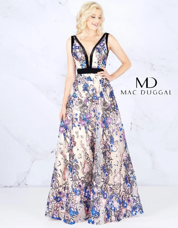 Browse Our Top Products Mac Duggal 40898 Long Formal Sleeveless Prom Dress