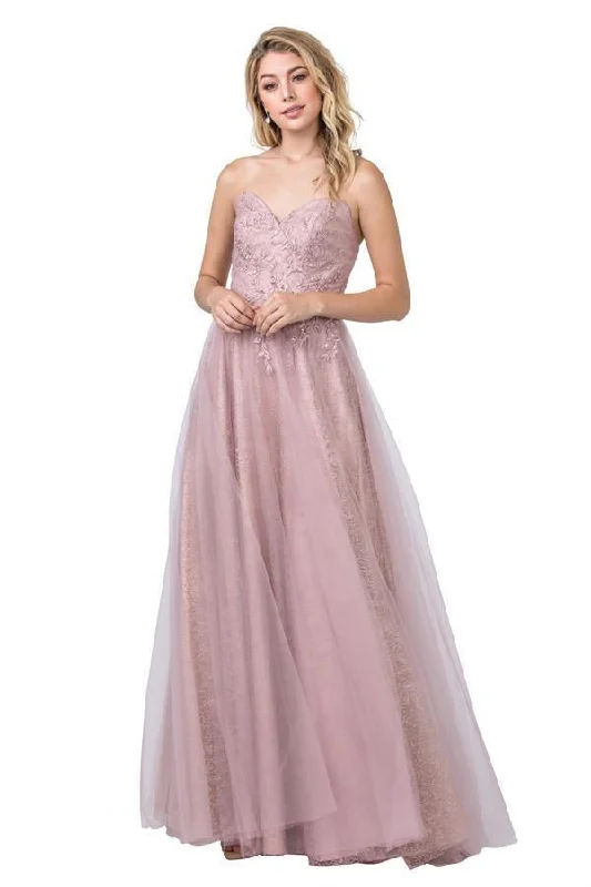 Huge Price Cut Prom Long Formal Strapless Glitter Evening Gown