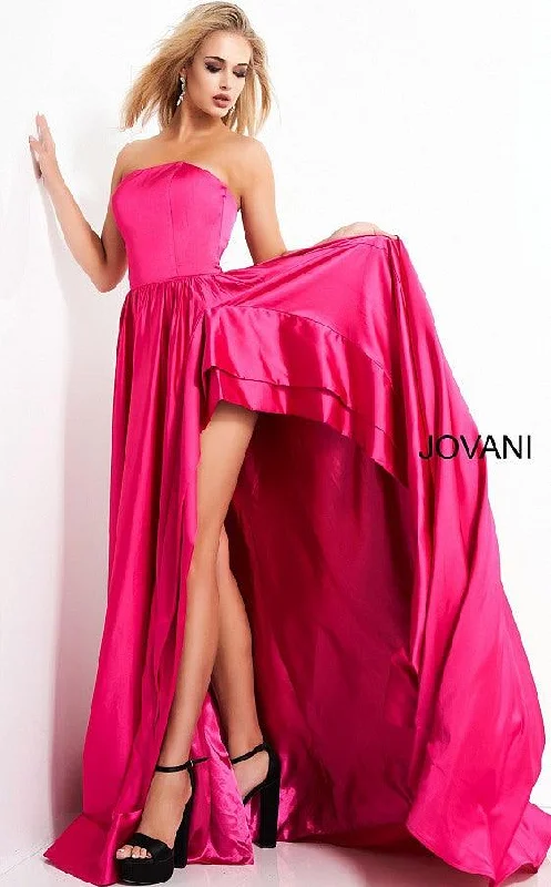 Chic Style, Always In Vogue Jovani 02563 Strapless Long Prom Dress