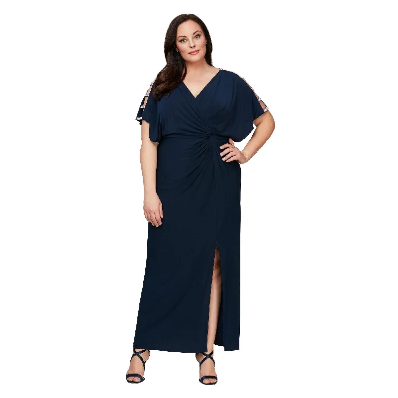 Romantic Chic Deals Alex Evenings AE84351544 Long Formal Plus Size Dress