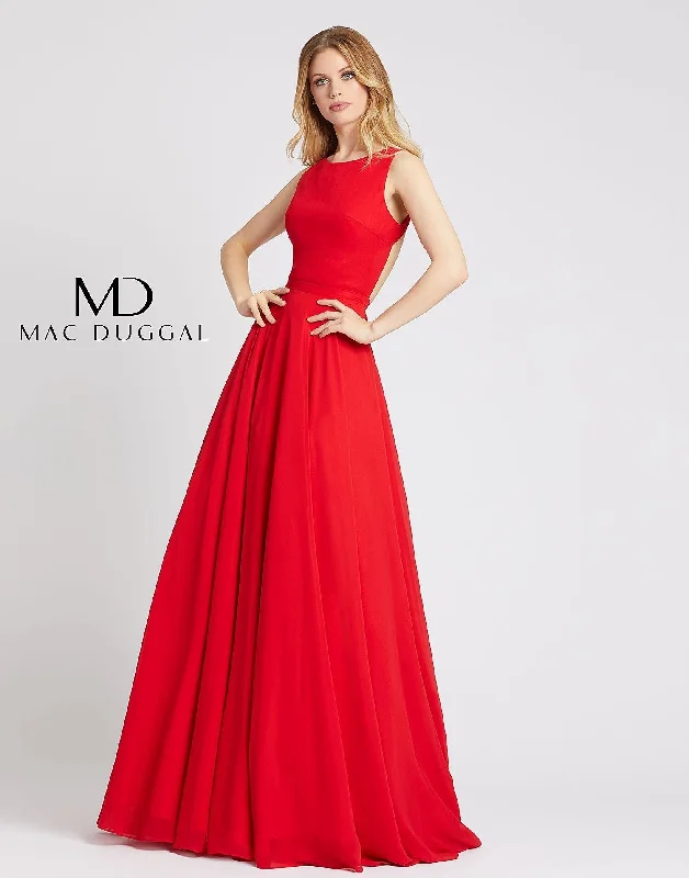 Sustainable Fashion Extravaganza Mac Duggal 55192 Prom Long A Line Evening Dress