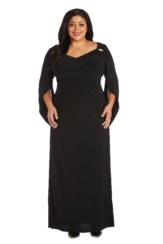 Budget Friendly R&M Richards 5899W Plus Size Long Formal Dress Sale