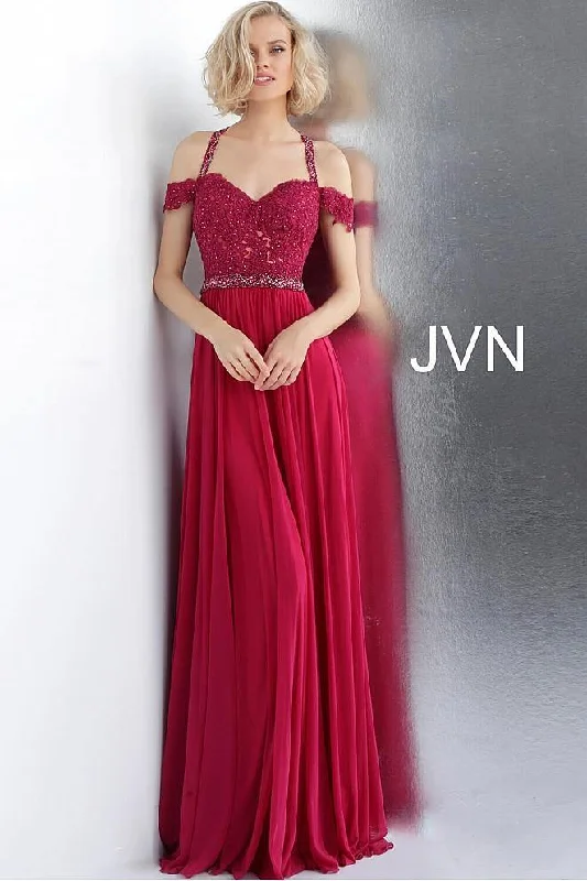 Sophisticated Street Style Offers Jovani 68269 Off Shoulder Long Prom Dress