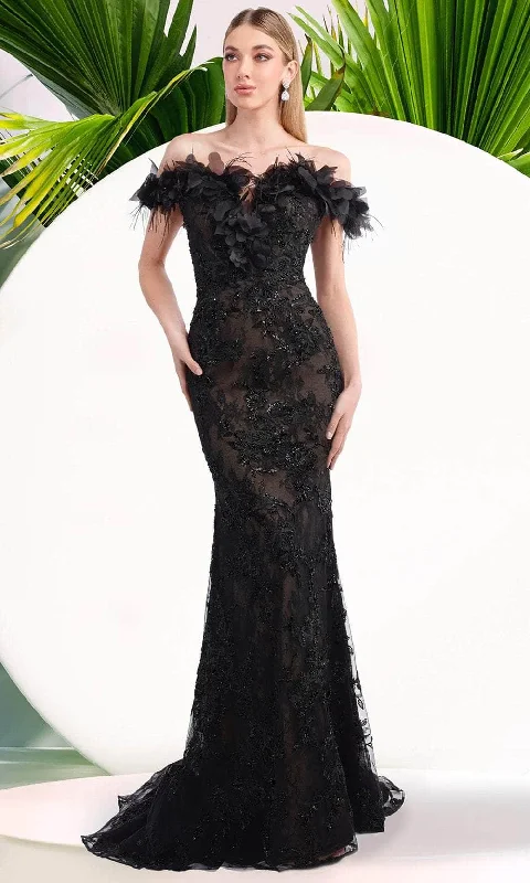 Stupidly Low Prices Janique W3015 - Embellished Floral Lace Gown