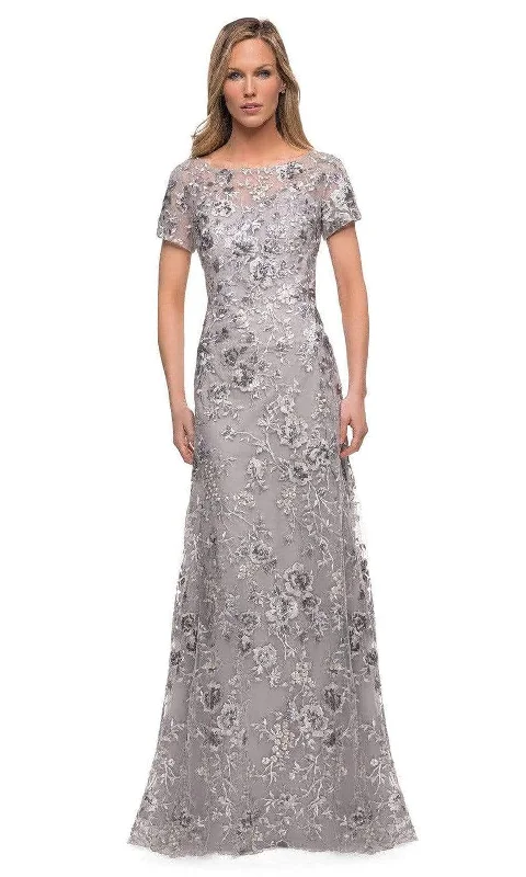 Fashion Sale La Femme - 29281 Floral Embroidered A-line Mother of the Groom Gown