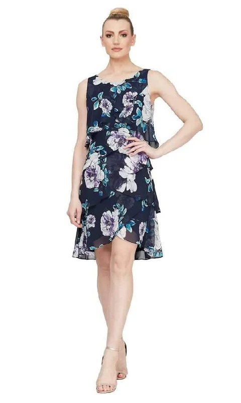 Fashion Forward, Function First SL Fashions 9171740 Floral Short Dress