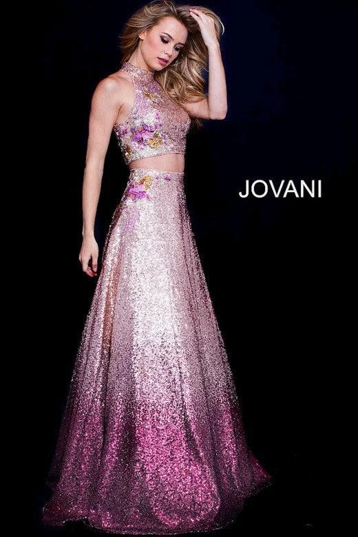 New Styles Just In Jovani 54471 Long Ombre Two Piece Prom Dress