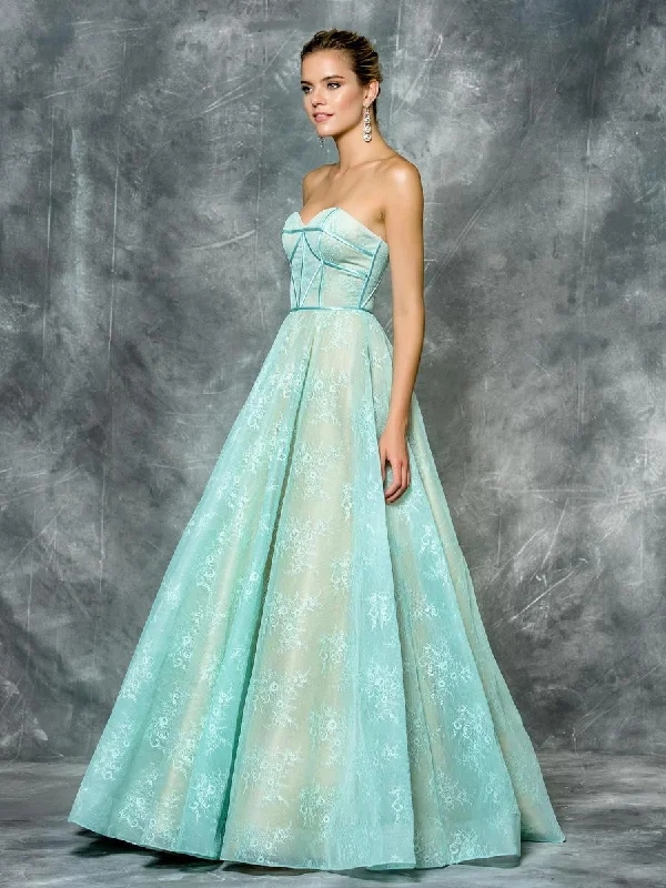 Edgy Fashion Deals Colors Dress Banded Strapless Sweetheart Ballgown