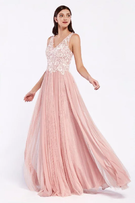 Sleek Style Discounts Cinderella Divine CJ528 Prom Long Dress Evening Gown