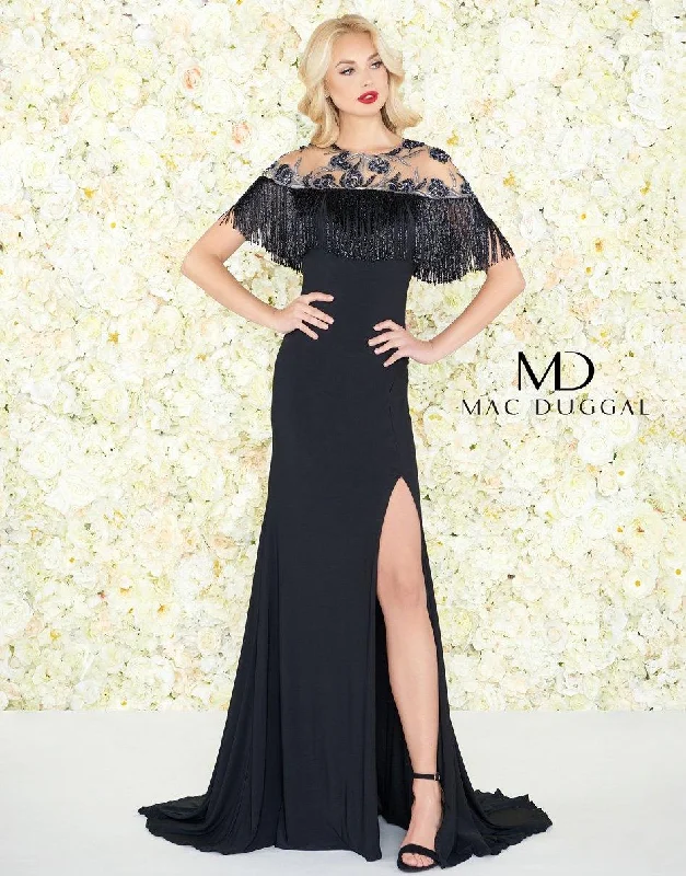 Insane Discount Onslaught Mac Duggal 79168 Long Formal Beaded Evening Dress