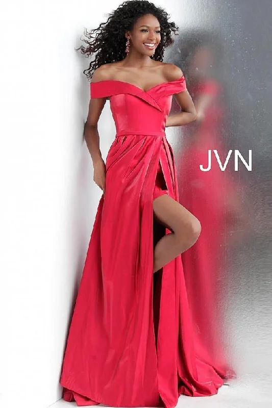 Relaxed Style Deals Jovani 64244 Long Off Shoulder Prom Dress