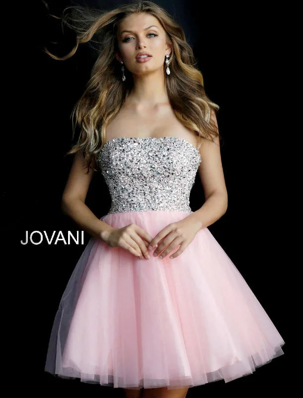 Premium Fashion Jovani Prom Short Strapless Dress Sale