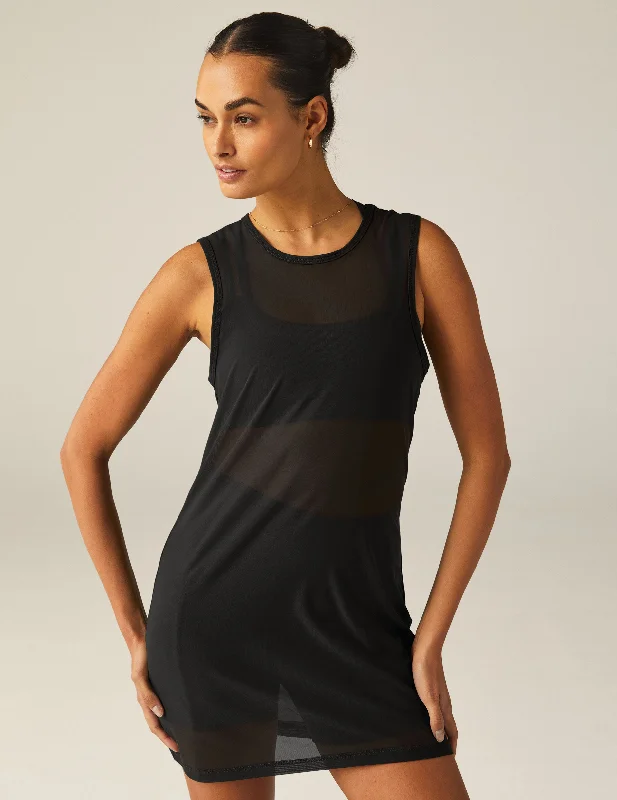 Find Your Unique Flair Show Off Mesh Mini Dress