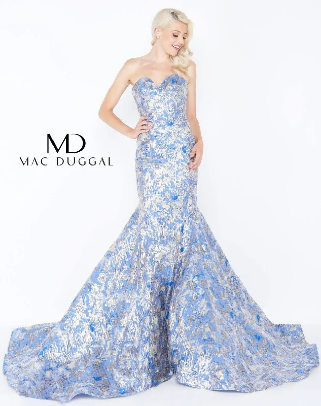 Fashion Forward Femininity Mac Duggal 66219 Long Strapless Prom Mermaid Gown