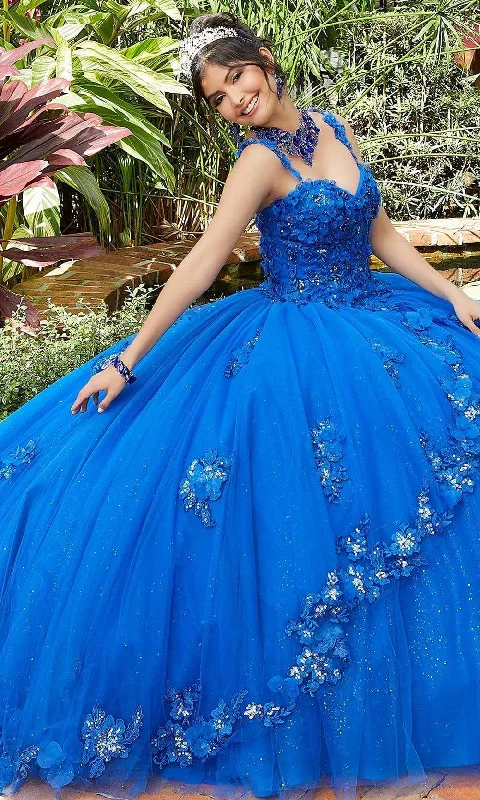 Trendy Threads Vizcaya by Mori Lee - 89286 Floral Applique Sweetheart Ballgown