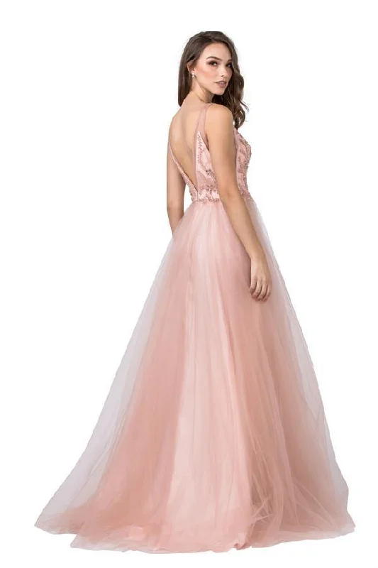 Step Ahead, Lead The Trend Prom Long Formal Embellished Bodice Ball Gown