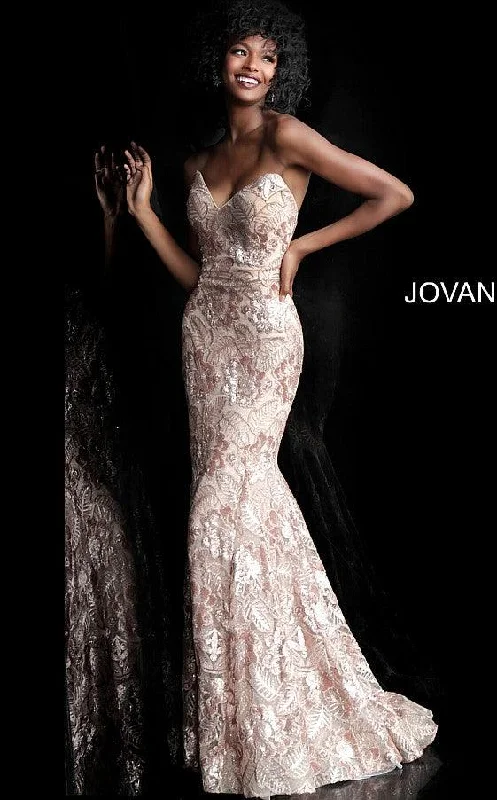 Classic Modern Offers Jovani 67331 Strapless Long Formal Prom Dress