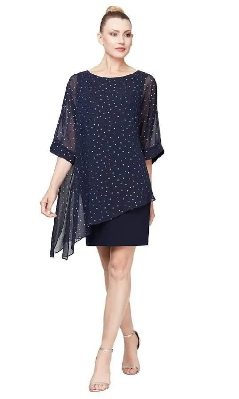 Trendy Women'S Wear Collection SL Fashions 9179175 Polka Dot Short Dress