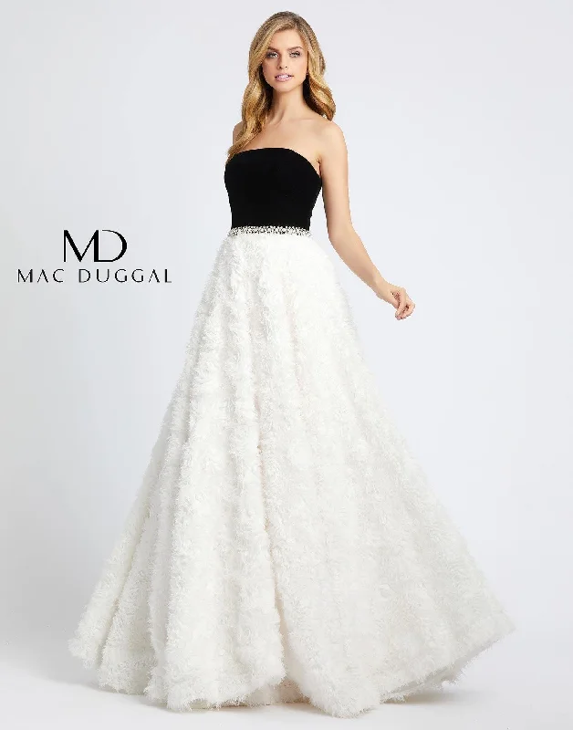 Low Price Special Mac Duggal 67684 Prom Long Strapless Ballgown