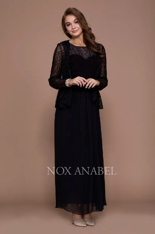 On-Trend Fashion Offers Long Mother of the Bride Formal Dress with Jacket Sale