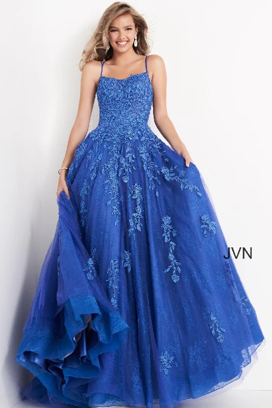 Elegant Fashion Offers Jovani 06644 Spaghetti Strap Long Prom Gown