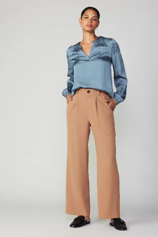 Limited Time Deal Pleated Wide Leg Pant