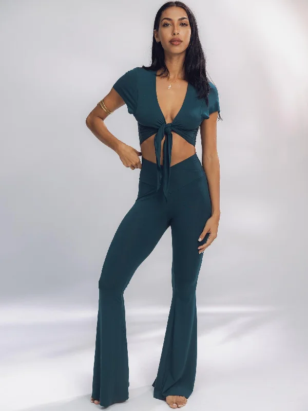 Trend Forward Threads Bella Pant - Atlantis Blue