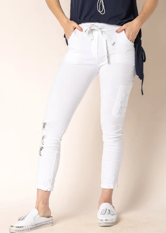 Summer Deals Rika Pants in White