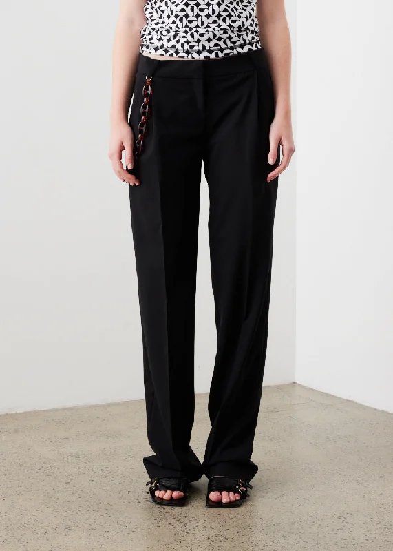 Limited Time Special Offer Low Rise Loose Tailored Trousers