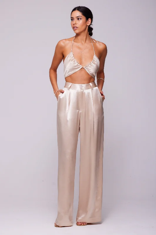 Urban Style Promotions Sasha Trouser in Champagne