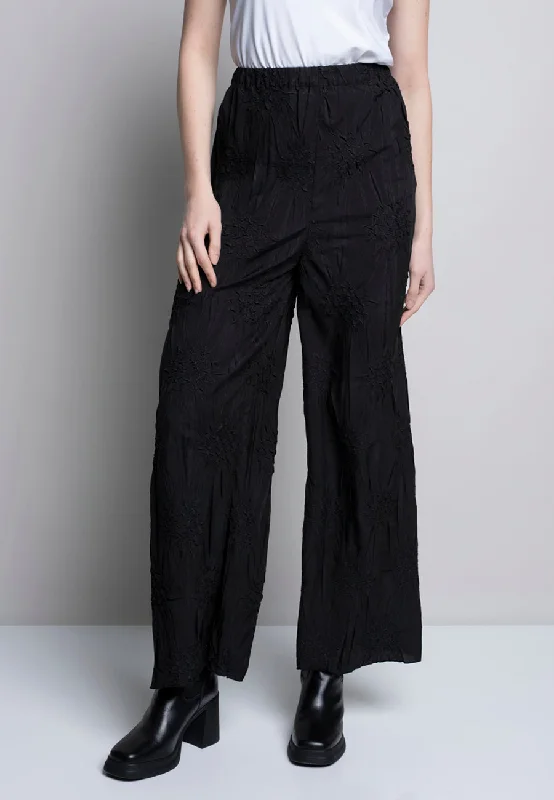 Flash Sale Fever Wide-Leg Embossed Pants