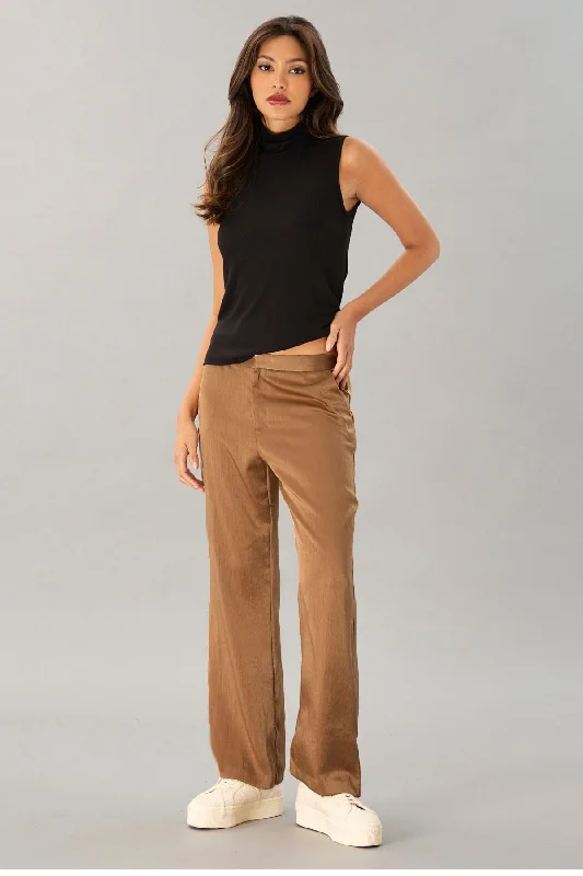 Clearance Sale, All Cheap Textured Satin Trouser