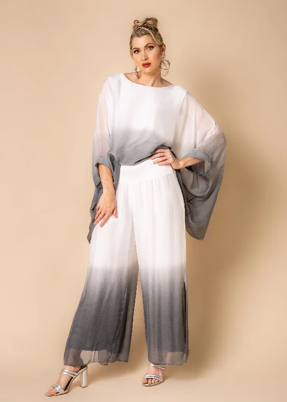 Exclusive Deals Online Nura Silk Pants in Granite