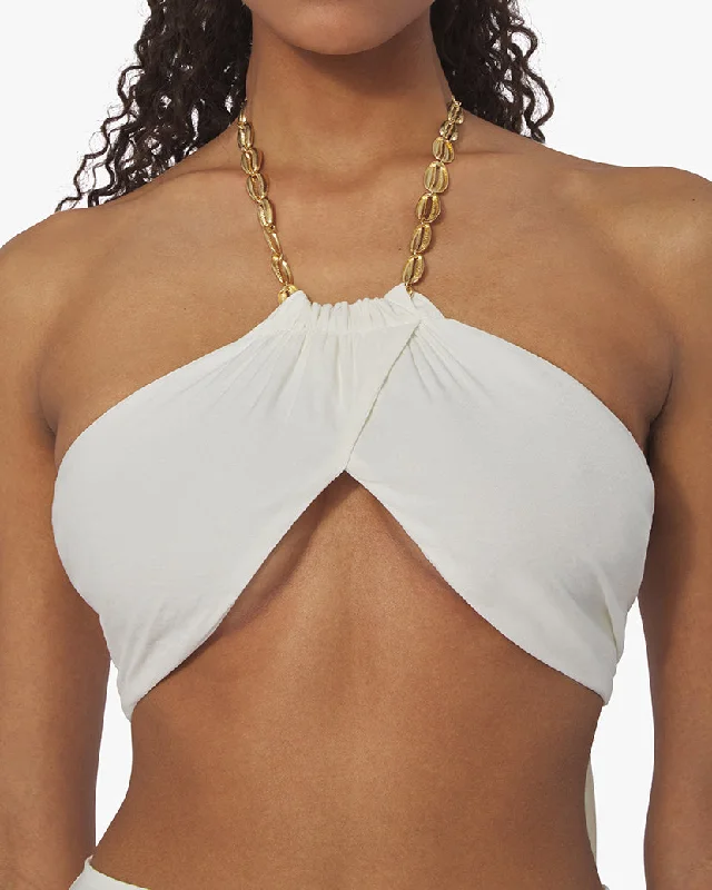 Trendy Threads Bandana Wrap Linen Halter Top