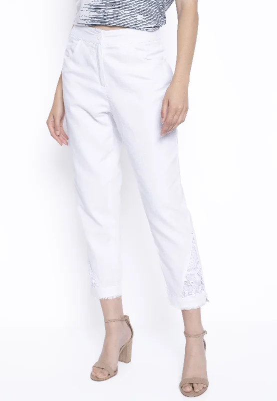 Crazy Discounts, Hurry Up Lace Trim Pants